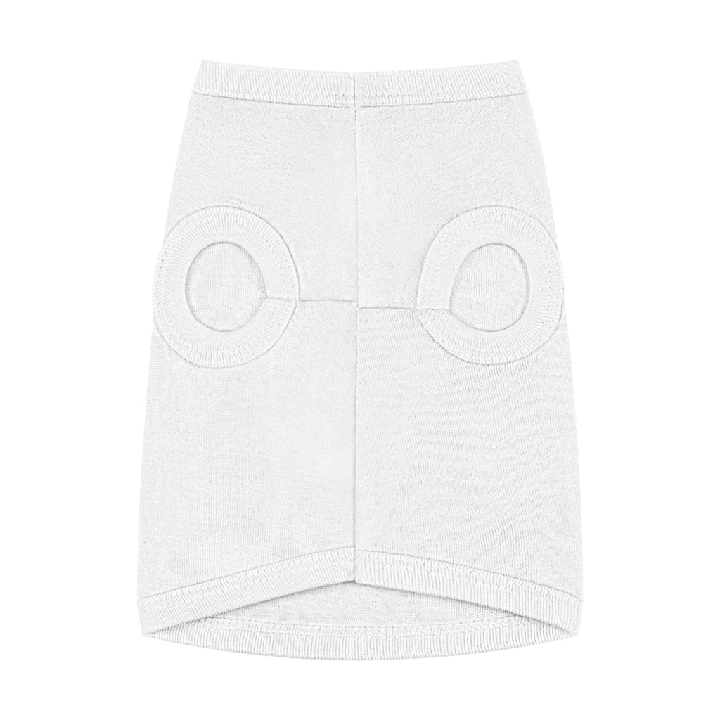 Plain dog tank top – PawHarbour white
