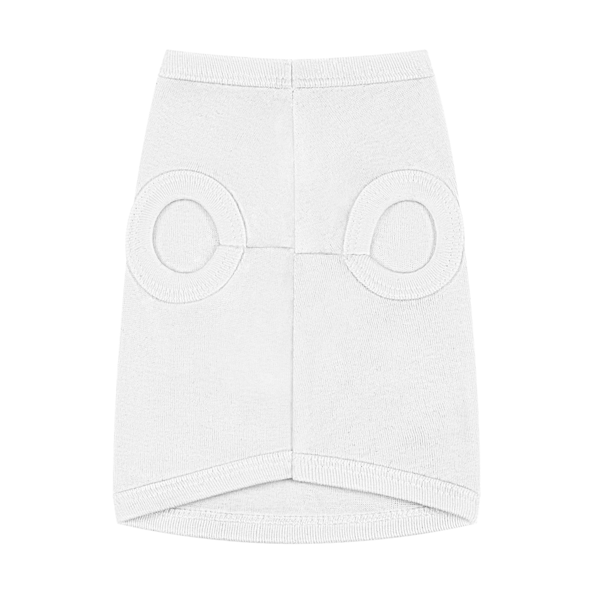 Plain dog tank top – PawHarbour white