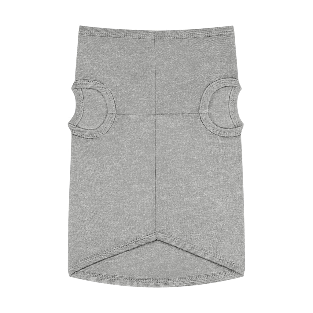 Plain dog tank top – PawHarbour grey