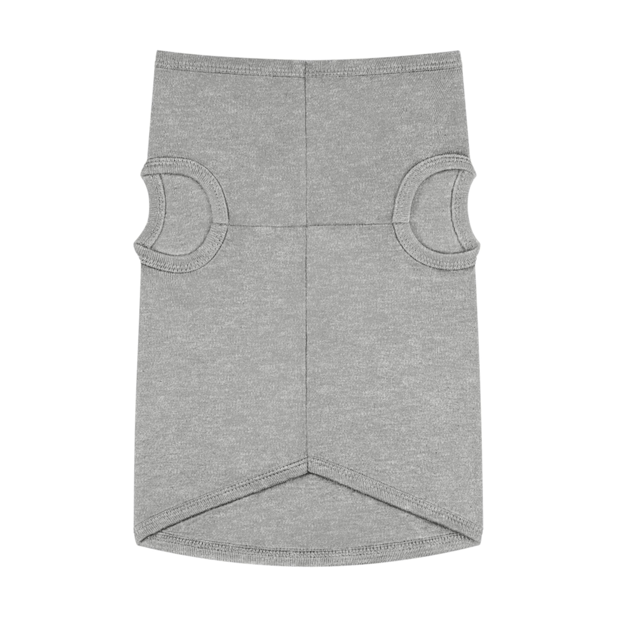 Plain dog tank top – PawHarbour grey